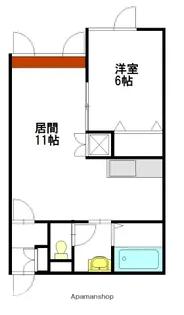 エスペランサ2【205号室】の間取り