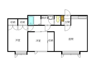 リベルタ【2階】の間取り