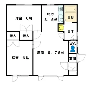 アルメリア【2階】の間取り