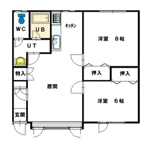 アルメリア【2階】の間取り