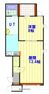 グラドゥスプリムス【2階】の間取り