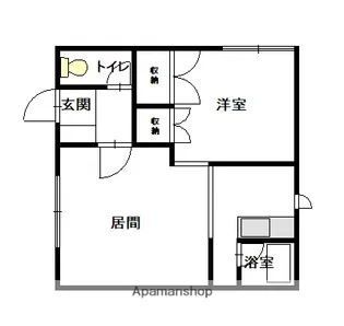 コーポ希望Ⅱ【2階】の間取り