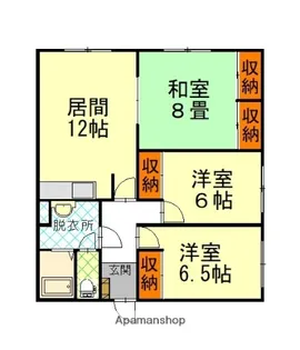 長谷川マンション【1階】の間取り