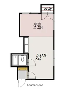 マーブルコート【1階】の間取り