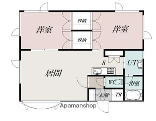 カサブランカⅡ【2階】の間取り
