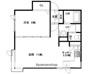 シンシア【1階】の間取り