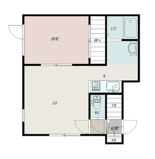 ヴィラウシュペット【1階】の間取り