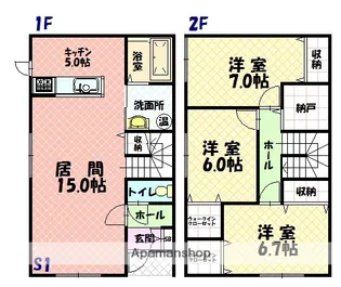 CECIL【1階】の間取り