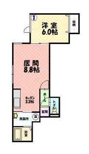 リゾ15【101号室】の間取り