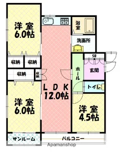OMハイツ【2階】の間取り