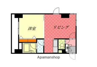 ナッツSPIRIT2【6階】の間取り