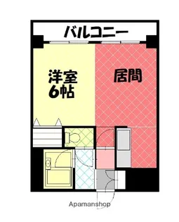 ナッツSPIRIT2【5階】の間取り