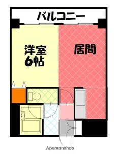 ナッツSPIRIT2【6階】の間取り