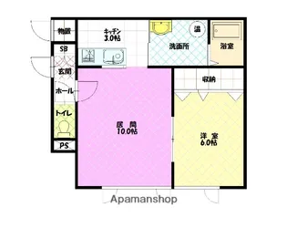 ビリーヴ【1階】の間取り