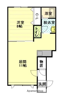 アピアA棟【2階】の間取り
