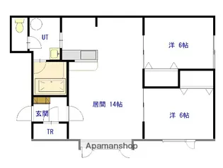 カノン【102号室】の間取り