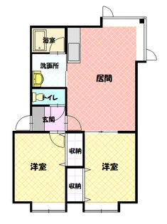 ぜるぶ【101号室】の間取り
