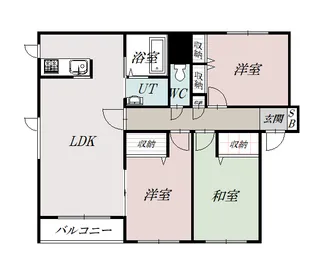 スウィートウォーター【101号室】の間取り