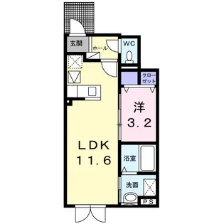 ジェミニ【1階】の間取り