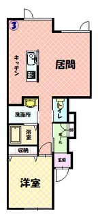 ア・レーズ【103号室】の間取り