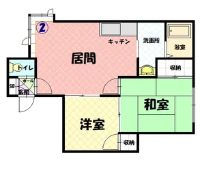 セピア永山【1階】の間取り