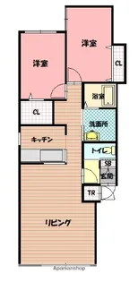 ATEENA11.21A【201号室】の間取り