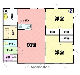 SUPERB M【2階】の間取り