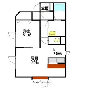 ツタンカーメン【1階】の間取り