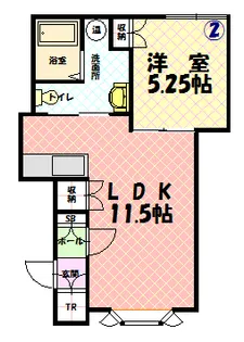 タウンズ6.1【102号室】の間取り