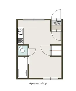 深川総合ハイツA【1階】の間取り