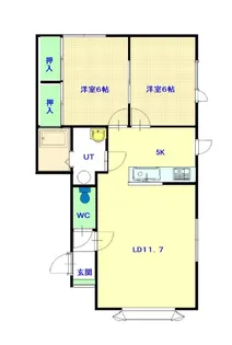 フェンネル【1階】の間取り