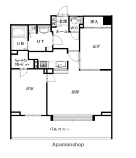 ロジェ・ウインズ515【808号室】の間取り