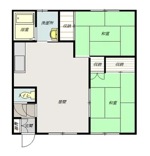 エクセドラ3.4【202号室】の間取り