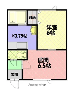 ARIGATO HOUSE Ⅱ【202号室】の間取り