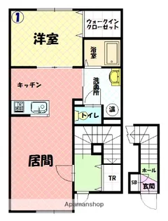ACHU Ⅰ【201号室】の間取り