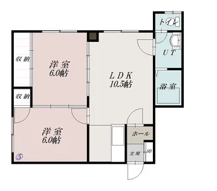 旭川シティコート【205号室】の間取り