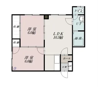 旭川シティコート【1階】の間取り