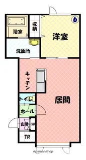 アトラスⅡ【206号室】の間取り