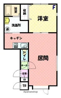 ROANNEⅠ【F号室】の間取り