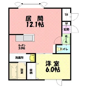 ブルーソールB【2階】の間取り