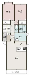 ルミエール豊岡Ⅱ【205号室】の間取り