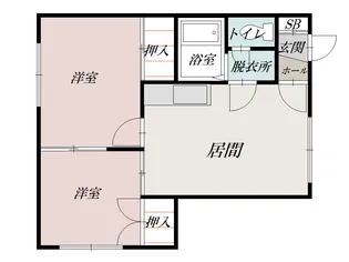 レオナ東光6・6【1階】の間取り