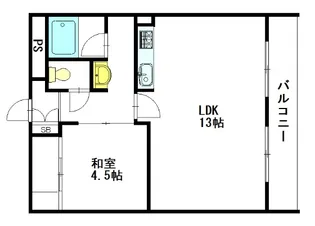ロジェ111B【3階】の間取り