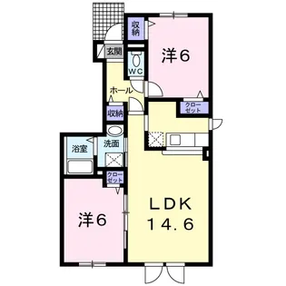 ラフレシール【1階】の間取り
