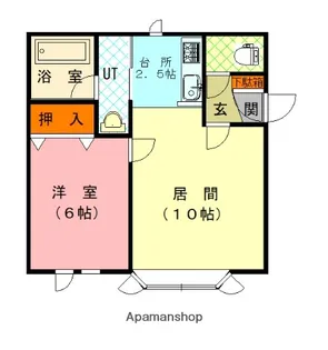 ノーシスB棟【1階】の間取り