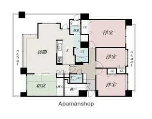 ロジェ宮下通【601号室】の間取り