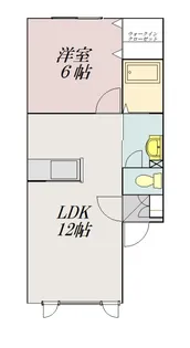 アーバンパレス【101号室】の間取り