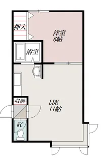 エクセルシオールB【2階】の間取り