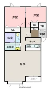 ディスティニーⅡ【1階】の間取り