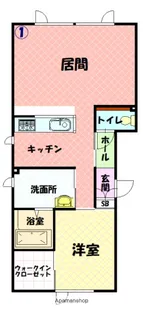 WEST COURT【1階】の間取り